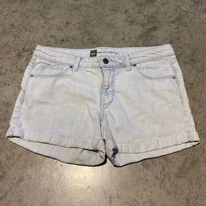 Target Light Washed Jean Shorts